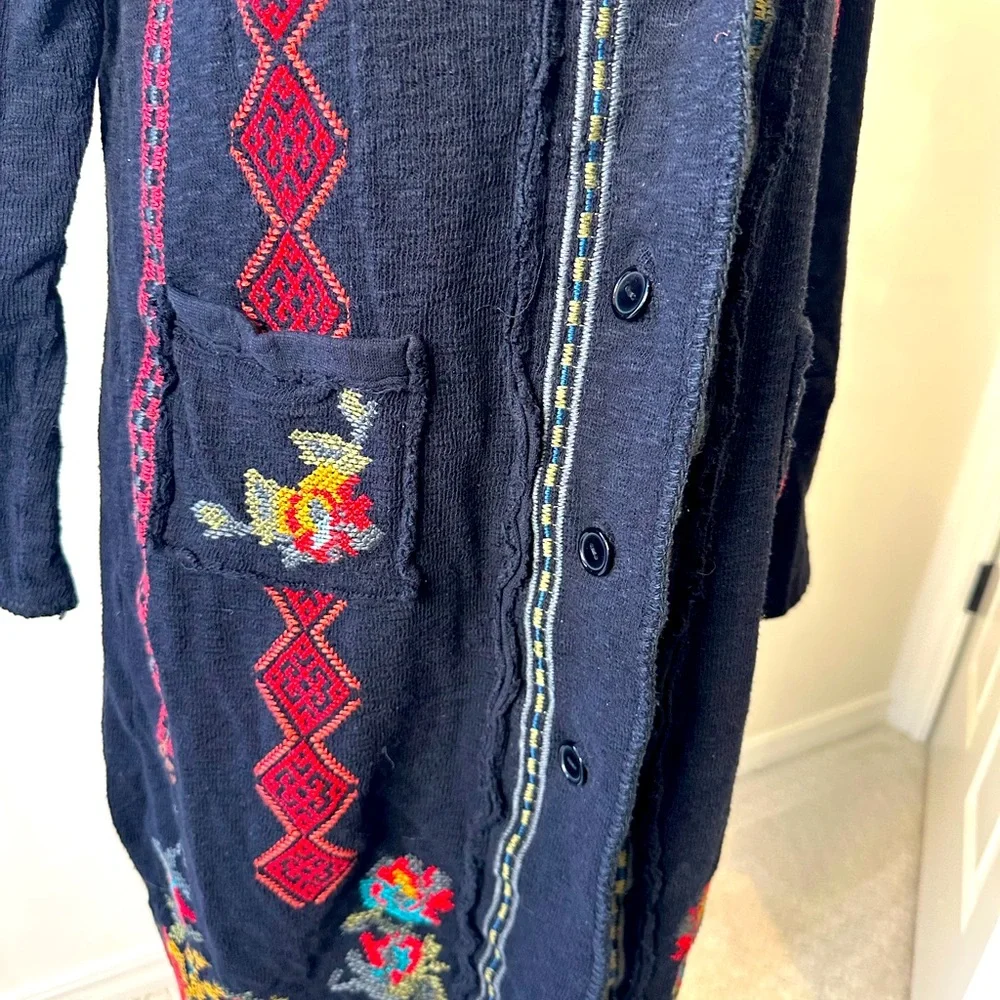 Johnny Was BIYA sweater jacket - Picture 2 of 4